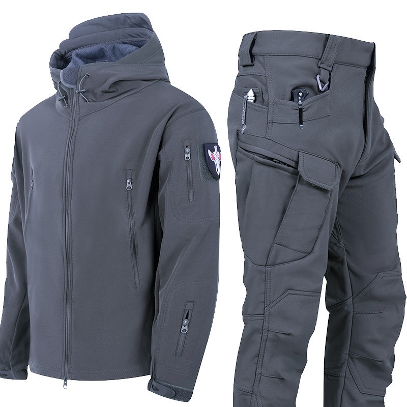 بدلة شتوية للرجال مبطنة بالصوف - مراجعة Fishing Jacket Waterproof وسعره